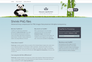 TinyPNG – Compress PNG images while preserving transparency