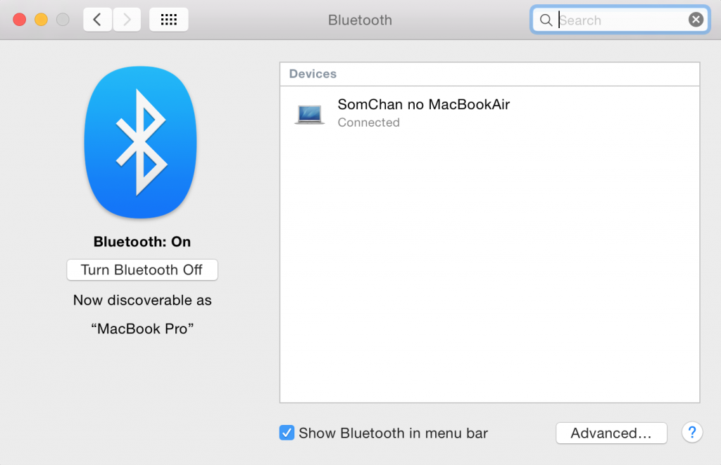 Bluetooth Preference